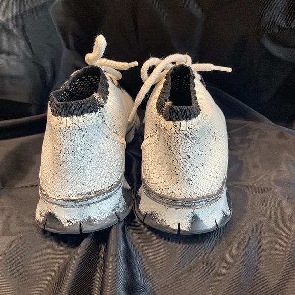 White painted Maison M Margiela Sneakers - Picture 5 of 16
